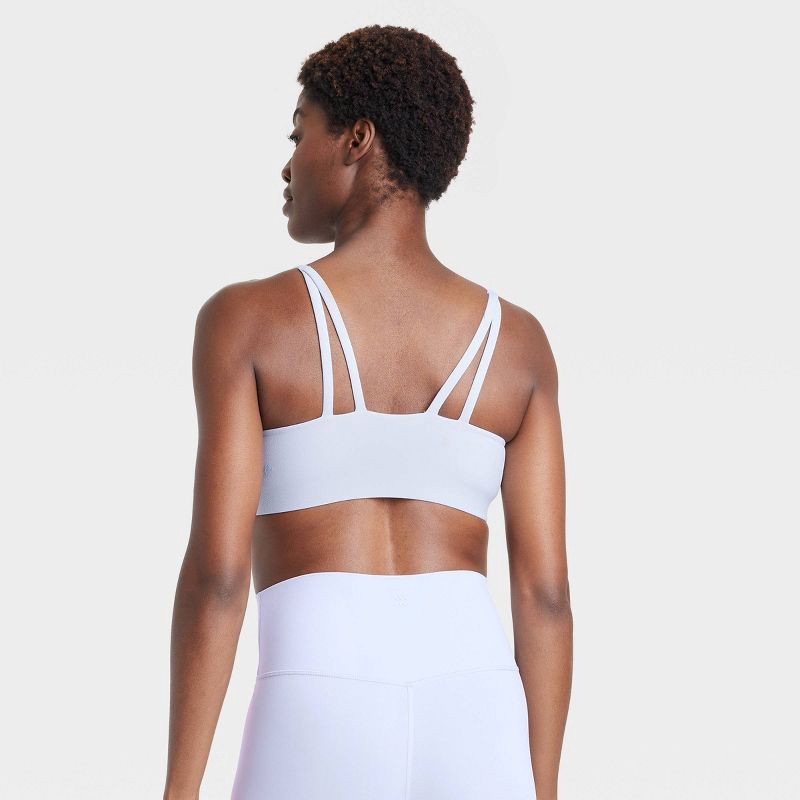 Strappy Sport Bra Lavender