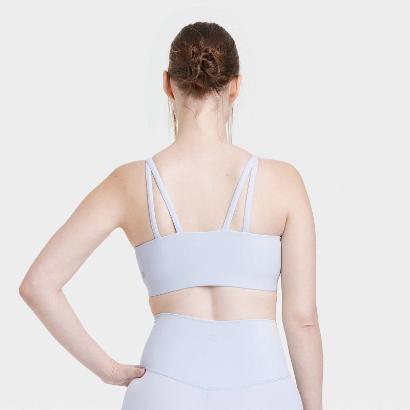 Women's Light Support Everyday Soft Strappy Sports Bra - All in Motion  Lavender XXL 1 ct