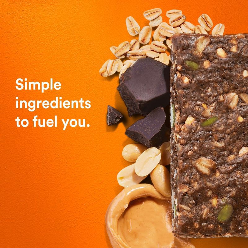 slide 4 of 13, RXBAR Nut Butter & Oat Dark Chocolate Peanut Butter Protein Bars - 9.7oz/5ct, 9.7 oz, 5 ct