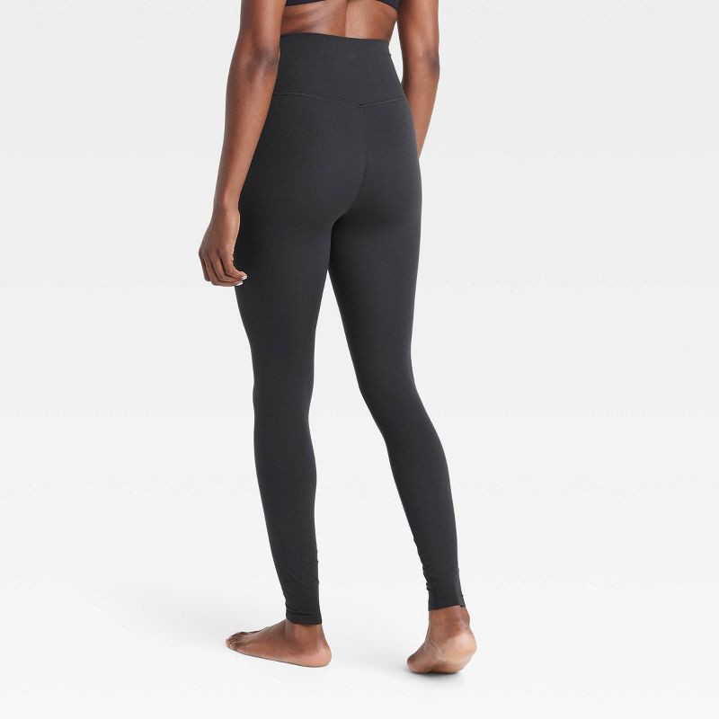 slide 2 of 6, Women's Everyday Soft Ultra High-Rise Leggings - All In Motion™ Black M: Moisture Wicking, Quick Drying, UPF 50+, 1 ct