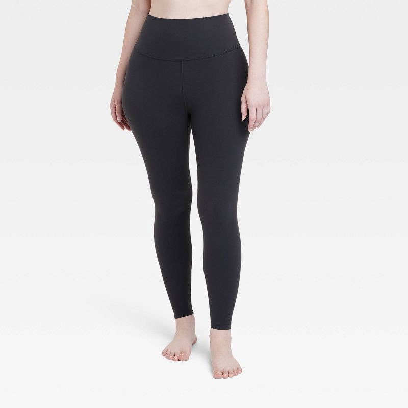 slide 2 of 5, Women's Everyday Soft Ultra High-Rise Leggings - All In Motion™ Black XXL: Moisture Wicking, Quick Drying, UPF 50+, 1 ct