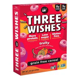 Three Wishes Gluten Free Fruity Grain-Free Breakfast Cereal - 8.6oz