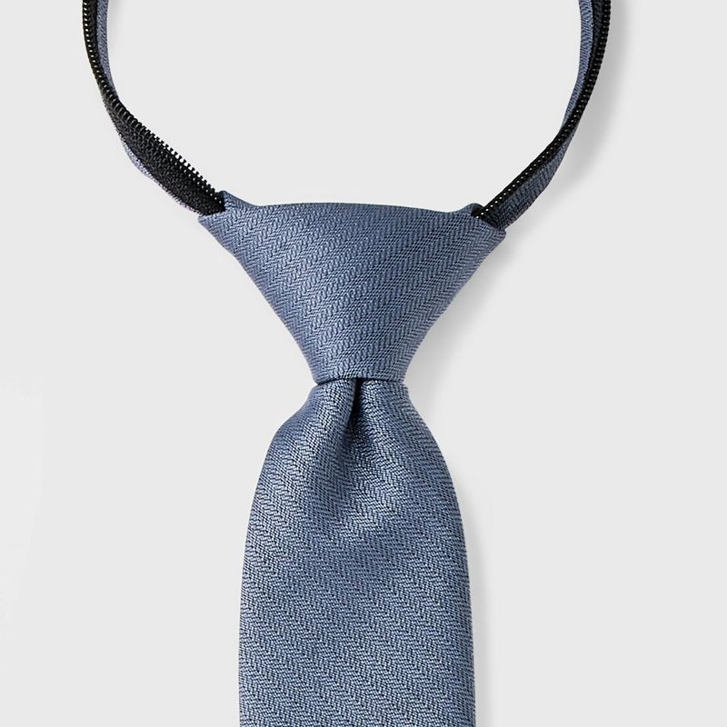 slide 3 of 3, Boys' Woven Necktie - Cat & Jack™ Gray S/M, 1 ct