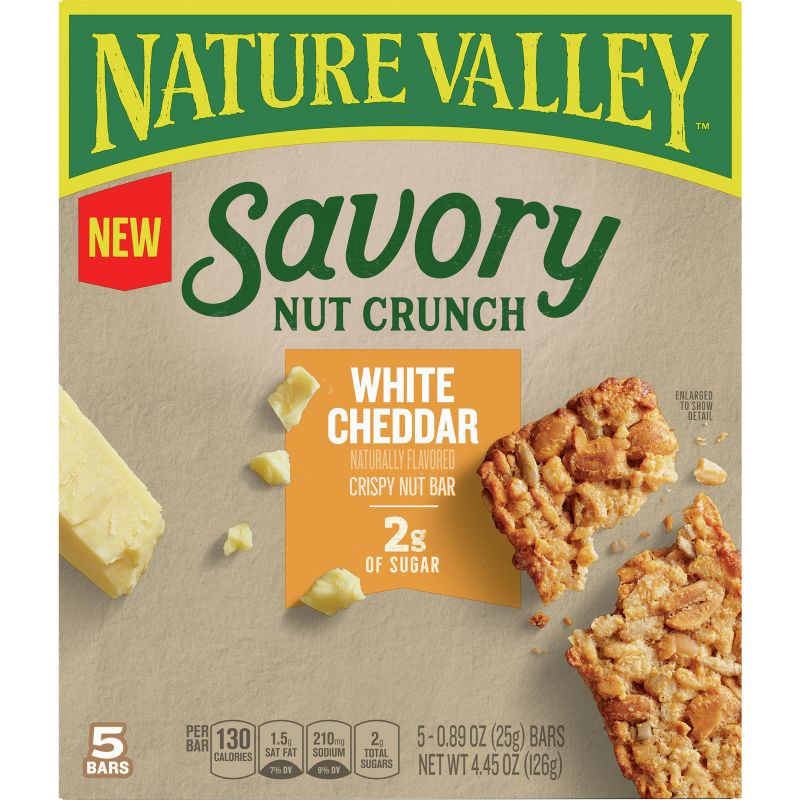 slide 4 of 5, Nature Valley Savory White Cheddar - 4.45oz, 4.45 oz