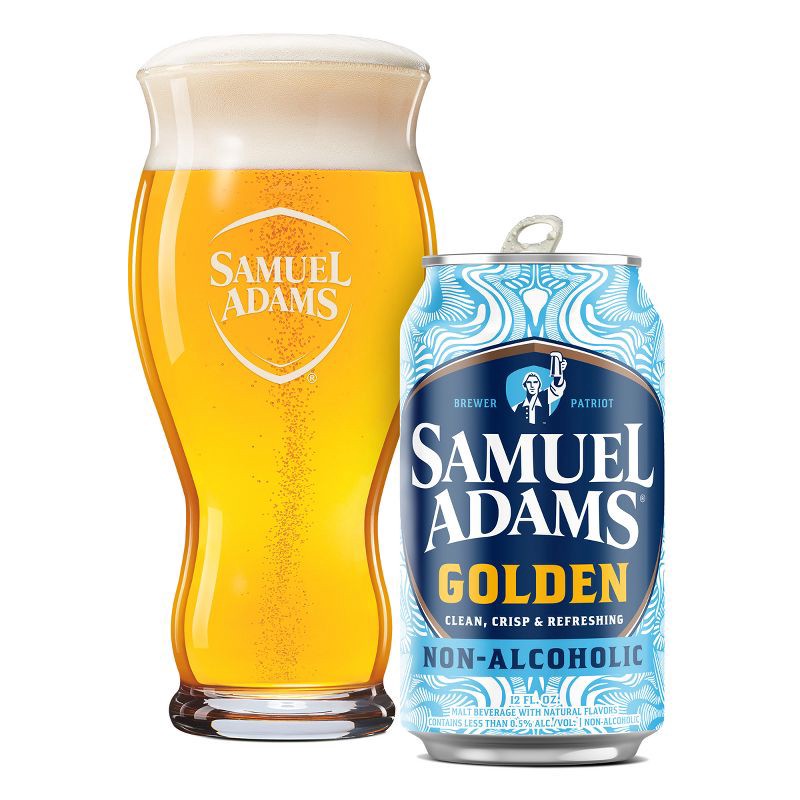 slide 2 of 9, Samuel Adams Golden Non-Alcoholic Beer - 6pk/12 fl oz Cans, 6 ct; 12 fl oz