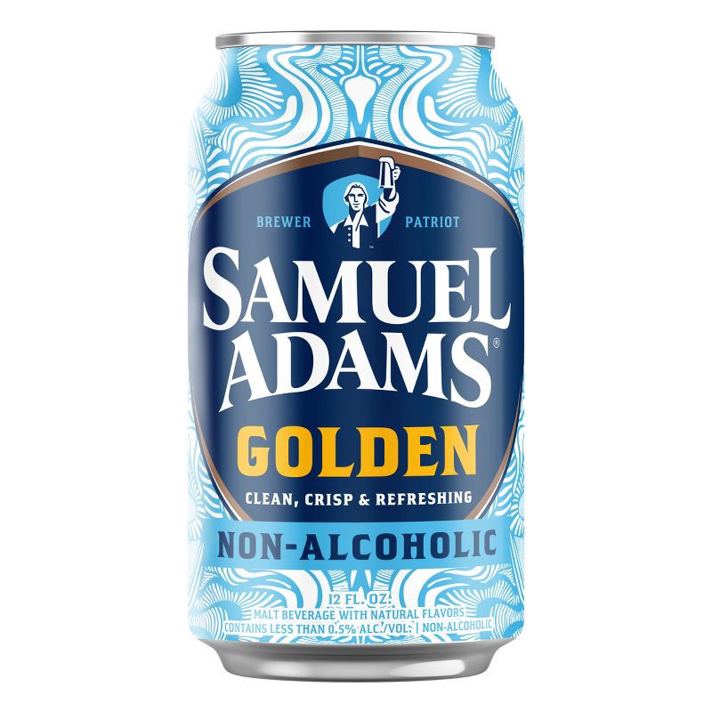 slide 7 of 9, Samuel Adams Golden Non-Alcoholic Beer - 6pk/12 fl oz Cans, 6 ct; 12 fl oz