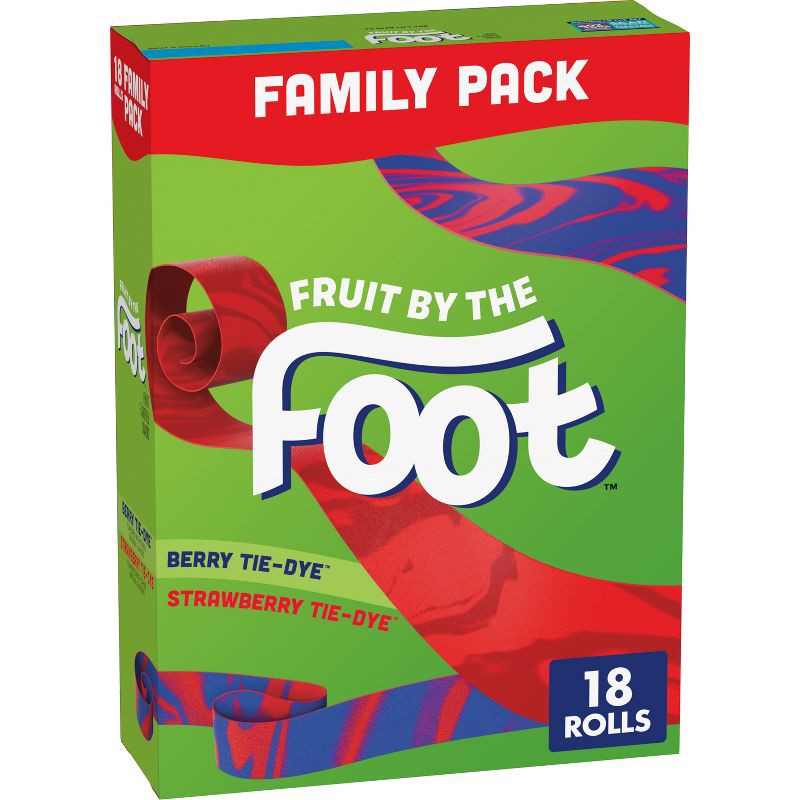 slide 1 of 6, Fruit by the Foot Fruit By The Fruit Berry & Strawberry Tie-Die - 13.5oz/18ct, 13.5 oz, 18 ct