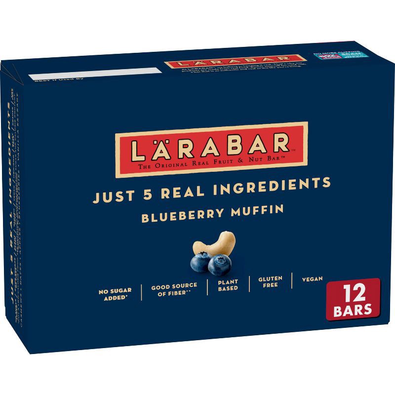 slide 1 of 7, Larabar Blueberry Muffin Bars - 12ct/19.2oz, 12 ct, 19.2 oz