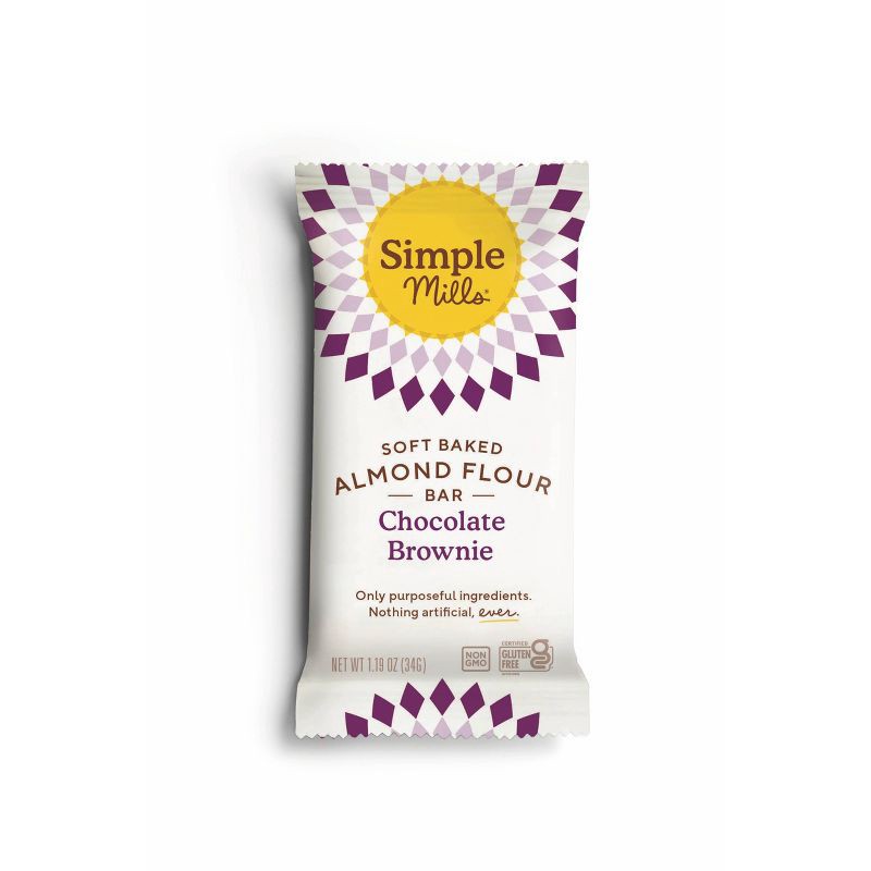 slide 4 of 4, Simple Mills Chocolate Brownie Soft-Baked Almond Flour Bars - 5.99oz/5ct, 5.99 oz, 5 ct