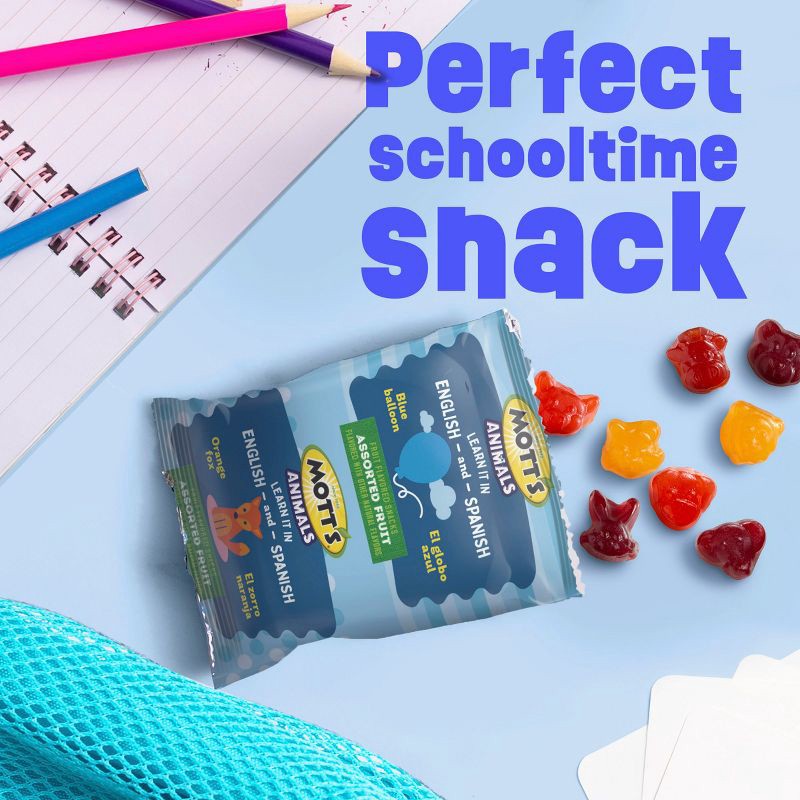 slide 6 of 9, Mott's Fruit Snacks Assorted Animals - 40ct/32oz, 40 ct; 32 oz