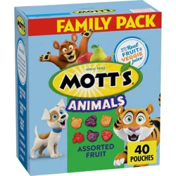 Mott's Fruit Snacks Assorted Animals - 40ct/32oz