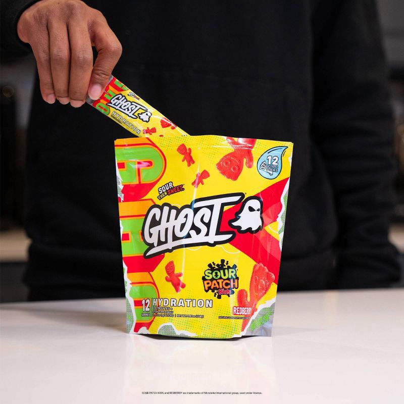 Ghost Hydration Mix - Sour Patch Kids Redberry (24 Sticks)