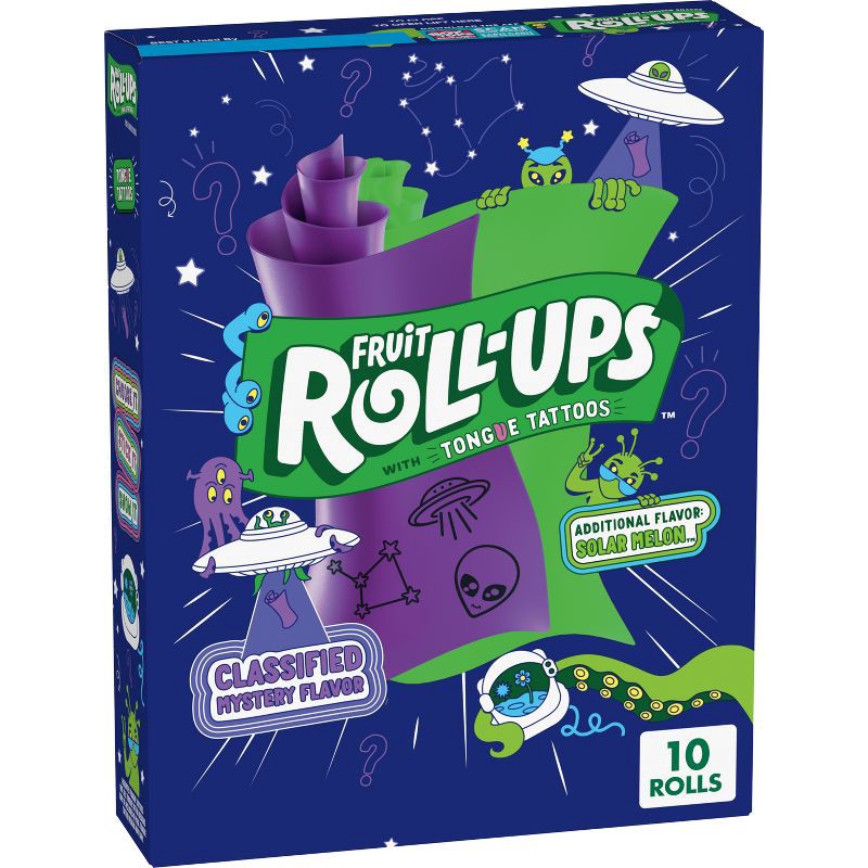 slide 1 of 7, Betty Crocker Fruit Roll Ups Alien Encounters - 5oz/10ct, 5 oz, 10 ct