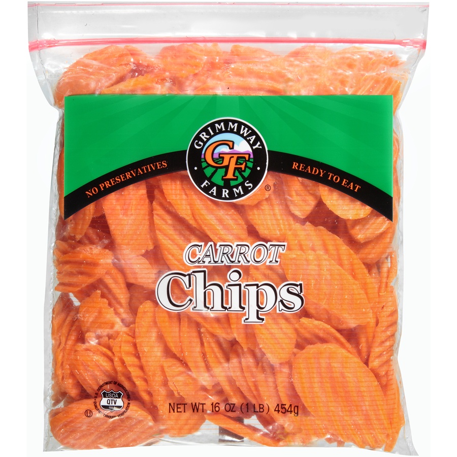 slide 1 of 1, Grimmway Farms Carrot Chips, 16 oz