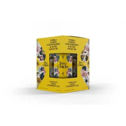 Two Chicks cocktails Two Chicks Sparkling Lemon Strawberry Kiss - 4pk/355ml Cans
