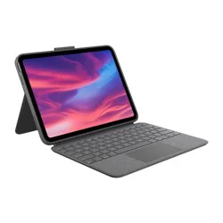Logitech Combo Touch for iPad 10th Gen and A16 -Oxford Gray