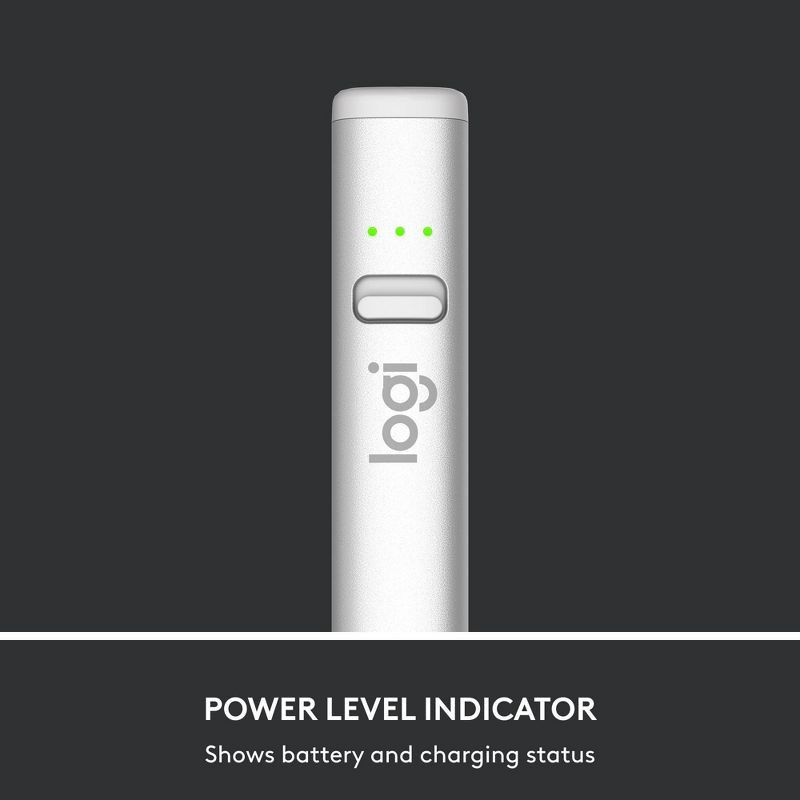 slide 9 of 9, Logitech Crayon Digital Pencil for iPad 2018 Model & Later (USB C Port Compatibility Only) - Silver, 1 ct