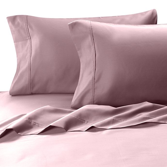 slide 1 of 1, MicroTouch Queen Sateen Sheet Set - Lilac, 1 ct