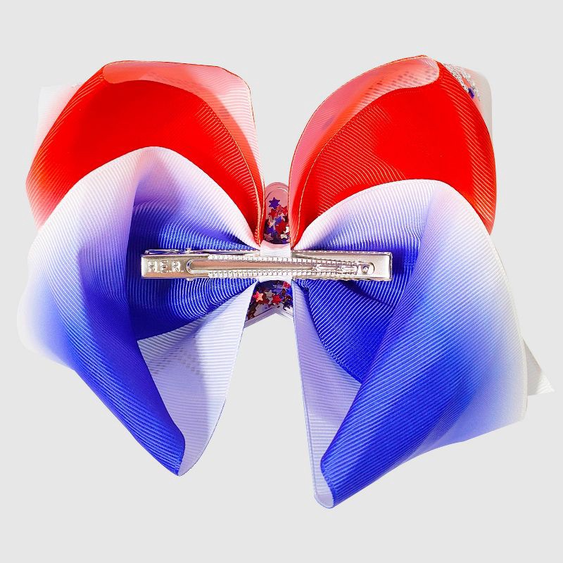 slide 2 of 3, Girls' JoJo Siwa Americana Stars Bow, 1 ct