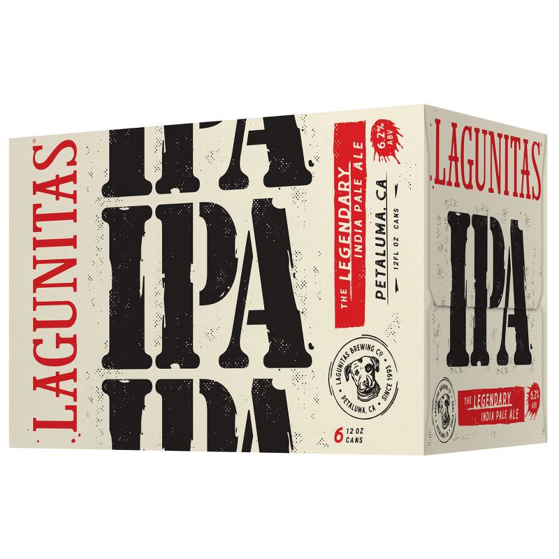 slide 2 of 6, Lagunitas IPA - 6pk/12 fl oz Cans, 6 ct; 12 fl oz