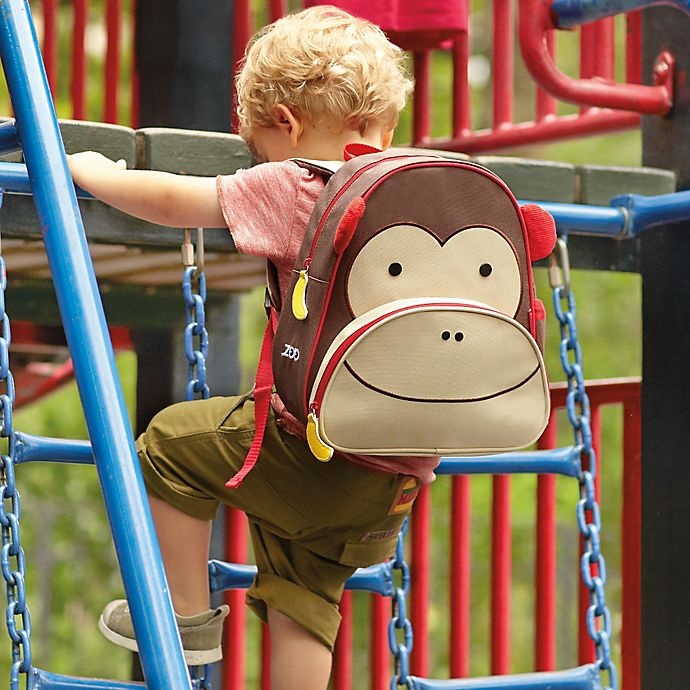 slide 3 of 5, Skip Hop SKIP*HOP Zoo Packs Little Kid Backpacks - Monkey, 1 ct