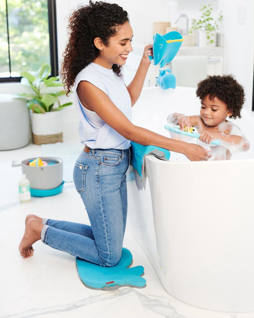 slide 2 of 10, Skip Hop SKIP*HOP Moby Bath Kneeler - Blue, 1 ct