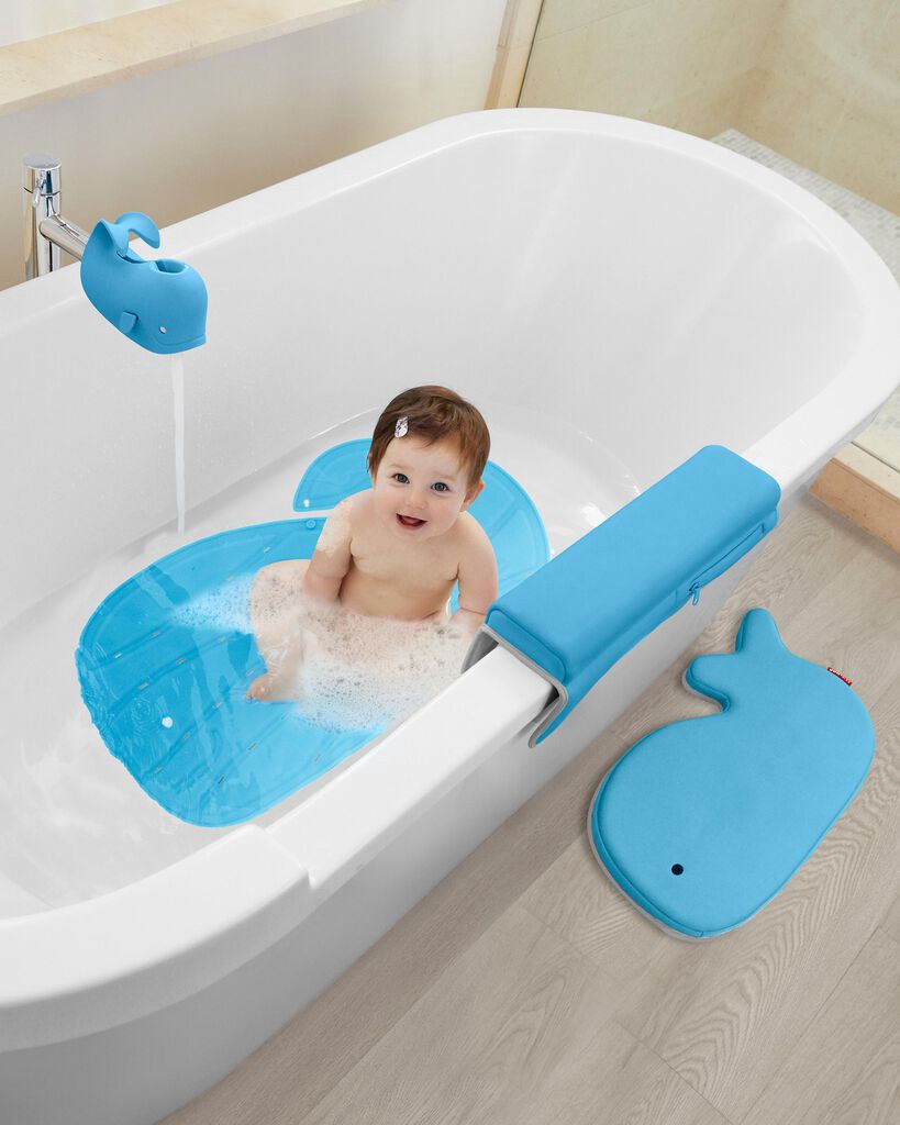 slide 7 of 10, Skip Hop SKIP*HOP Moby Bath Kneeler - Blue, 1 ct