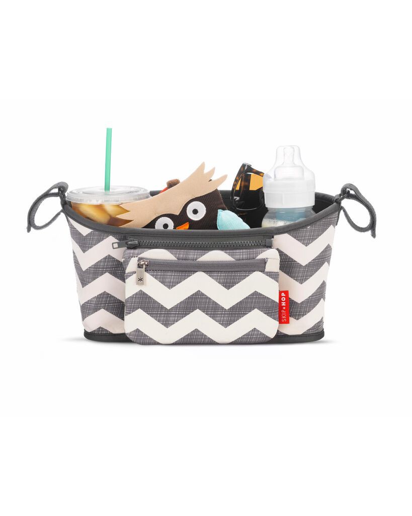 slide 2 of 7, Skip Hop Grab And Go Stroller Organizer - Chevron, 1 ct