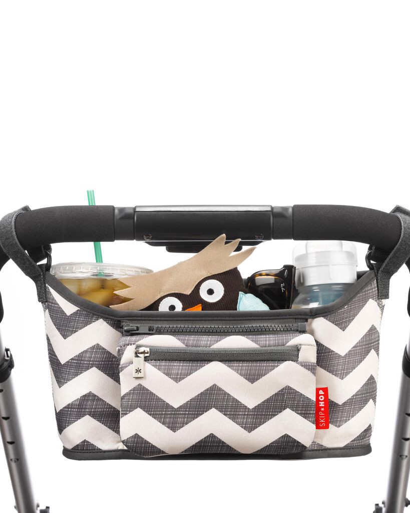 slide 6 of 7, Skip Hop Grab And Go Stroller Organizer - Chevron, 1 ct