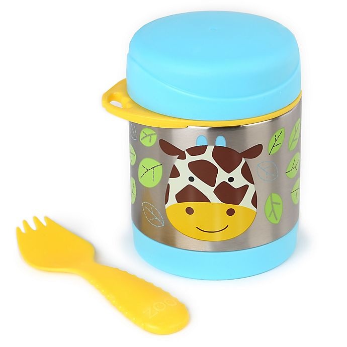 slide 2 of 3, Skip Hop SKIP*HOP Zoo Insulated Food Jar - Giraffe, 11 oz