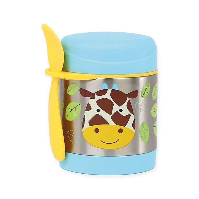 slide 1 of 3, Skip Hop SKIP*HOP Zoo Insulated Food Jar - Giraffe, 11 oz