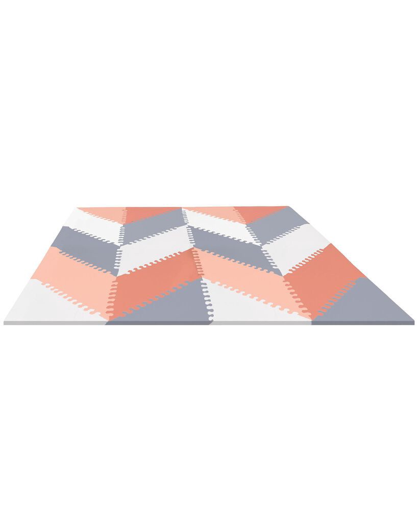 slide 2 of 5, Skip Hop Activity Playmat - Gray/Peach, 1 ct