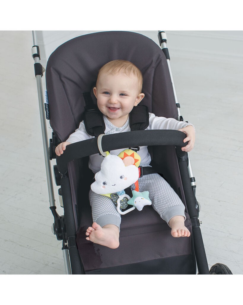 slide 2 of 4, Skip Hop Silver Lining Cloud Jitter Stroller Baby Toy, 1 ct