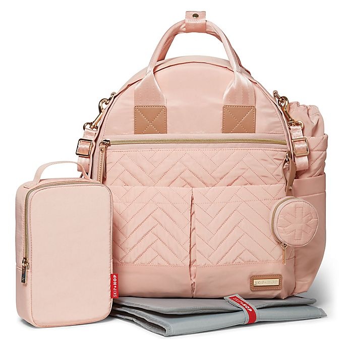 slide 2 of 7, Skip Hop SKIP*HOP Suite Diaper Backpack Set - Blush, 6 ct