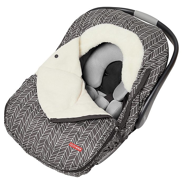 slide 4 of 5, Skip Hop SKIP*HOP Stroll & Go Universal Car Seat Cover - Grey Feather, 1 ct