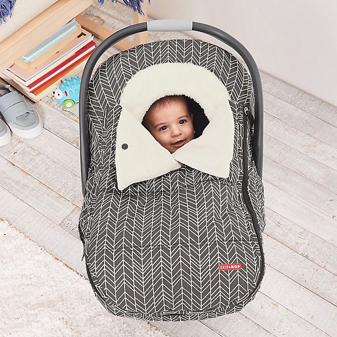 slide 5 of 5, Skip Hop SKIP*HOP Stroll & Go Universal Car Seat Cover - Grey Feather, 1 ct