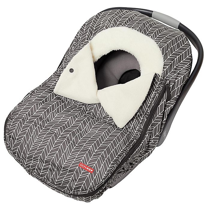 slide 1 of 5, Skip Hop SKIP*HOP Stroll & Go Universal Car Seat Cover - Grey Feather, 1 ct