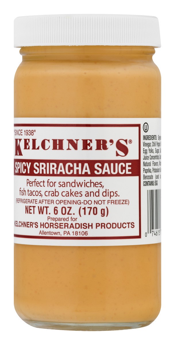 slide 4 of 11, Kelchner's Kelchners Spicy Sriracha Sauce, 6 oz