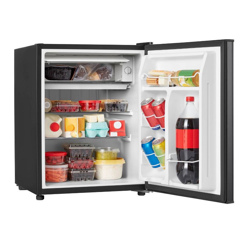slide 4 of 5, Kenmore 2.5 cu-ft Refrigerator - Black, 1 ct