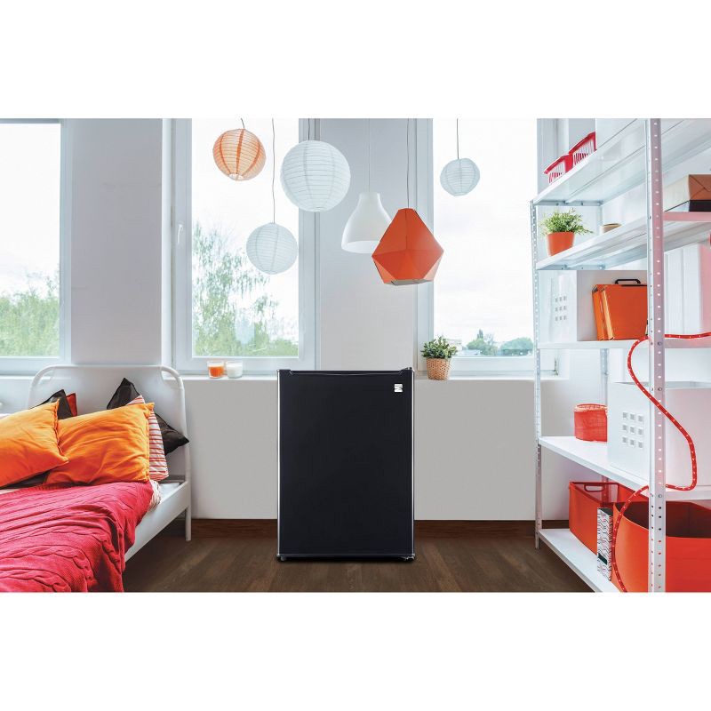 slide 5 of 5, Kenmore 2.5 cu-ft Refrigerator - Black, 1 ct