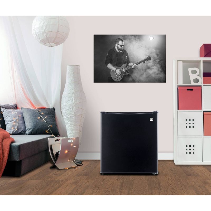 slide 5 of 6, Kenmore 1.7 cu-ft Refrigerator - Black: Compact Dorm Fridge, Energy Star, Reversible Door, Adjustable Thermostat, 1 ct