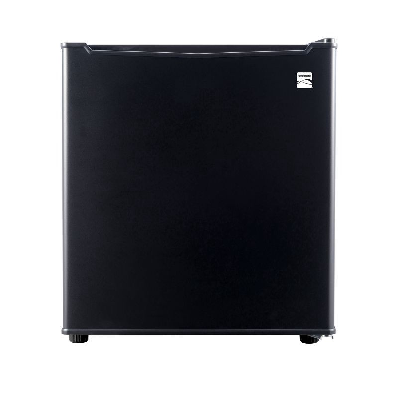 slide 1 of 6, Kenmore 1.7 cu-ft Refrigerator - Black: Compact Dorm Fridge, Energy Star, Reversible Door, Adjustable Thermostat, 1 ct