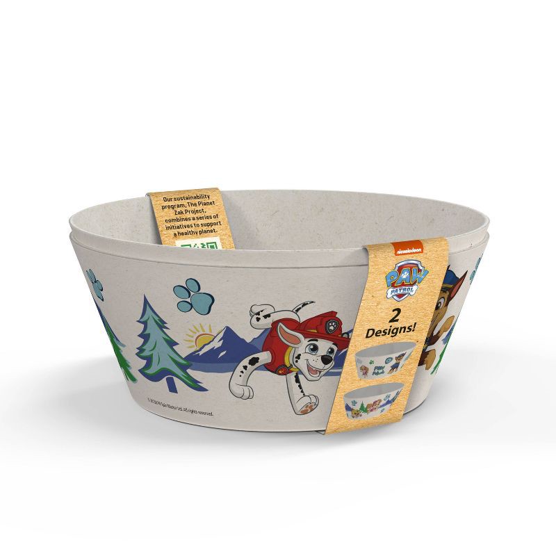 slide 2 of 8, Zak Designs 'PAW Patrol' 22oz 2pk Melamine and Bamboo Bowl Set, 2 ct; 22 oz