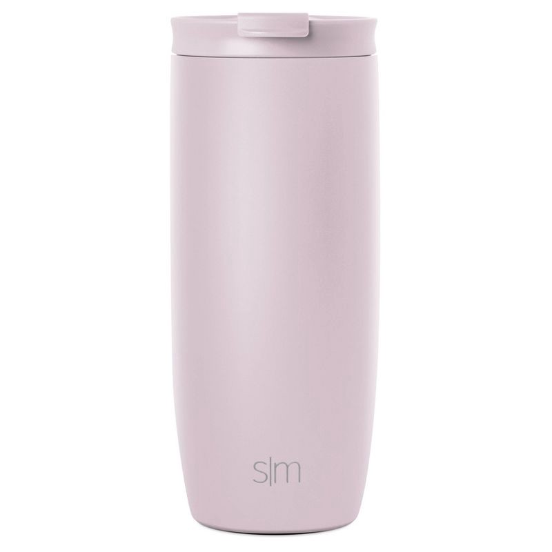 slide 1 of 6, Simple Modern Voyager 20oz Stainless Steel Travel Mug with Insulated Flip Lid Powder Coat Pale Orchid, 20 oz