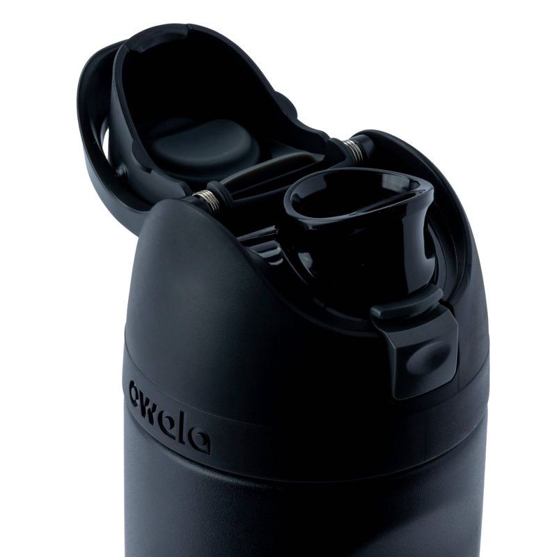 slide 3 of 7, Owala 16oz Kids' FreeSip Stainless Steel Water Bottle - Very Very Dark, 16 oz