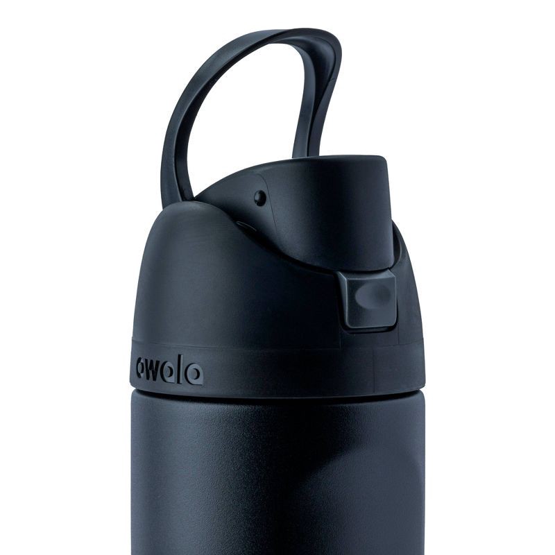 slide 4 of 7, Owala 16oz Kids' FreeSip Stainless Steel Water Bottle - Very Very Dark, 16 oz