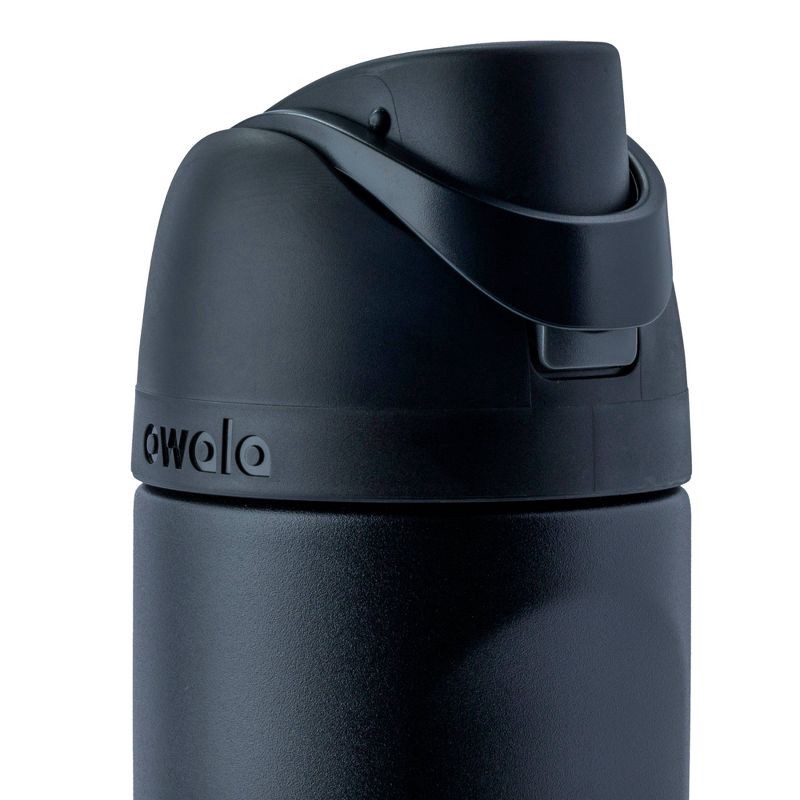slide 5 of 7, Owala 16oz Kids' FreeSip Stainless Steel Water Bottle - Very Very Dark, 16 oz