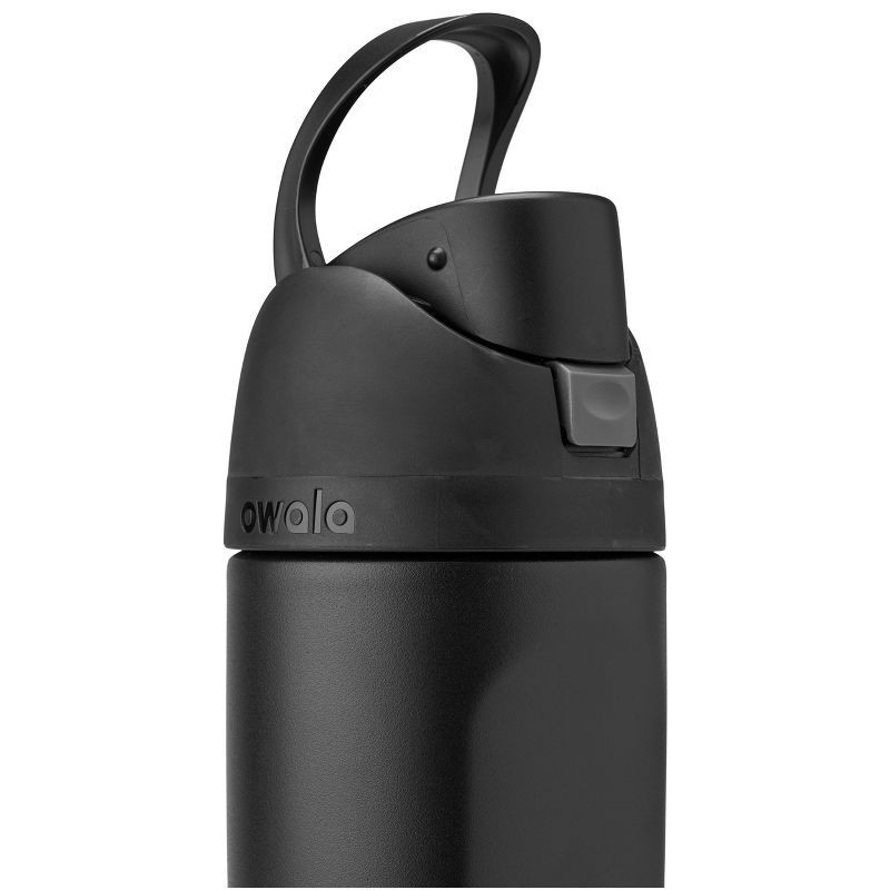 slide 6 of 7, Owala 16oz Kids' FreeSip Stainless Steel Water Bottle - Very Very Dark, 16 oz