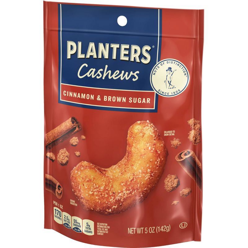 slide 3 of 8, Planters Cinnamon Brown Sugar Cashews - 5oz, 5 oz