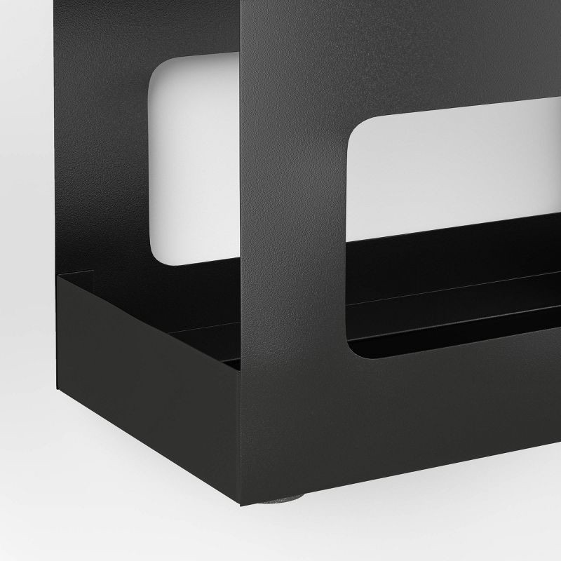 slide 3 of 5, Outdoor Bird Suet Feeder 9.25" - Black - Threshold™, 1 ct